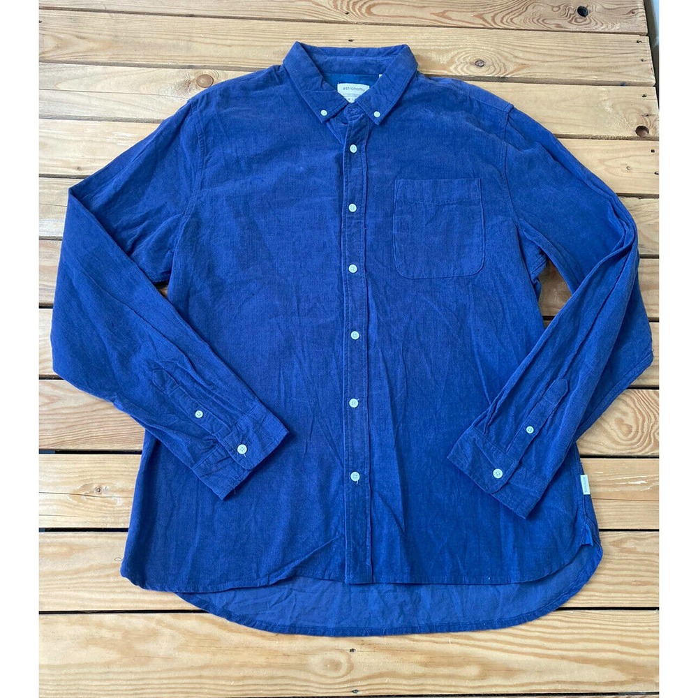 New ASTRONOMY Men's Long Sleeve Button Up Shirt XL